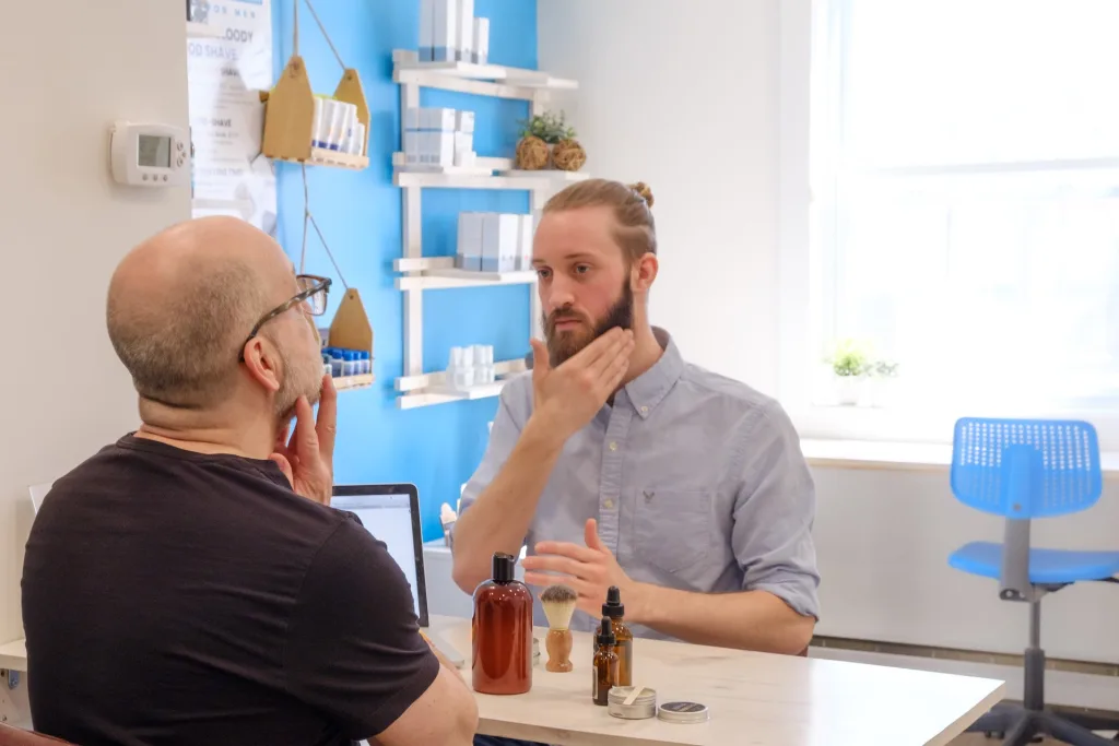 Bodé men's spa day consultation